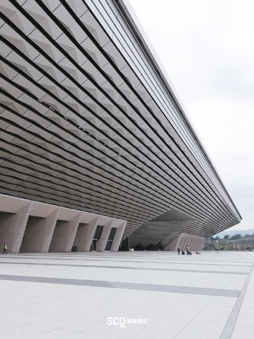 重庆科学会堂正门 高新区科技大会堂，重庆又一地标崛起